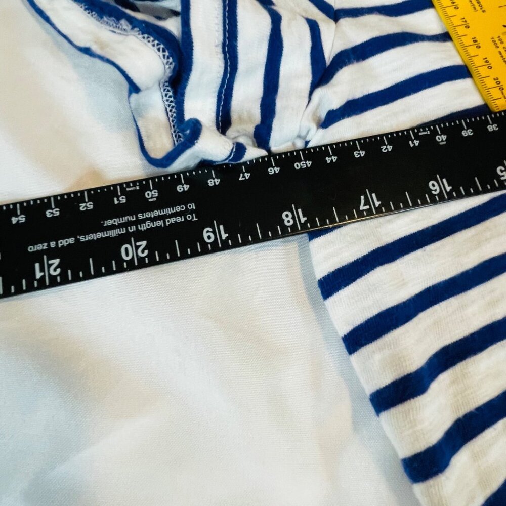 Striped Navy & White V-Neck T-Shirt Dress Women’s Small S By Universal Thread - Picture 5 of 7